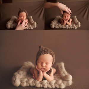 newborn photography composite